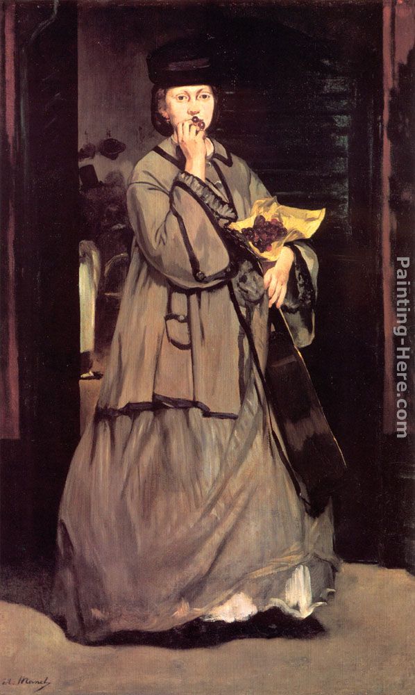 The Street Singer painting - Eduard Manet The Street Singer art painting